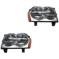 thumbnail image 1 of Par de Faros TYC Grand Cherokee 2005 A 2007 Jeep, 1 of 4