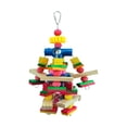 thumbnail image 3 of Loro pájaro de juguete pájaro de juguete soporte de percha juguete rasgado jaula de pájaro juguete para jardín accesorios para el hogar, 3 of 9