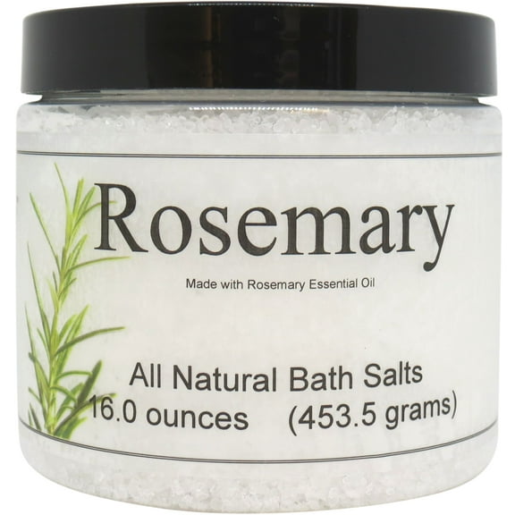 All Natural Rosemary Bath Salts by Eclectic Lady, 16 ounces