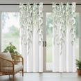 thumbnail image 5 of Outdoor Curtains for Patio Waterproof, Eucalyptus Leaves Outdoor Privacy Panels Grommet, Summer Country Leaves Natural Plants Blackout Outside Curtains for Porch/Cabana 54"x108", 2 Panels, 5 of 8
