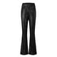 thumbnail image 4 of Pantalones de mujer de cintura alta y pierna ancha - Poliéster, diseño con lentejuelas, cintura alta con lazo, informales para todas las estaciones, 4 of 5