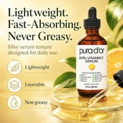 PURA DOR 20% Vitamin C Serum, 4 Fl Oz