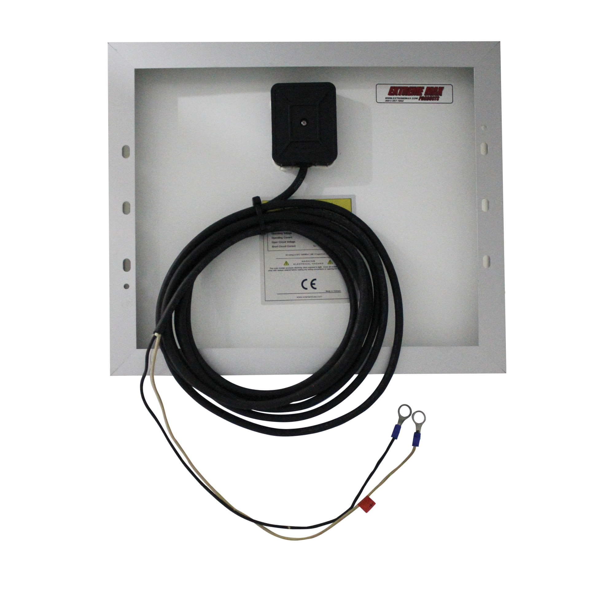 Extreme Max 3004.0669 12/24 Volt Solar Charging Station w/10W Solar Panel, Panel Arm, Digital Controller, and Wiring for Boats, Trolling Motors, Lifts, RV, Camping