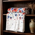 thumbnail image 1 of Independence Day Blanket Festive Flannel Blanket Soft Warm Throw Blanket For Home Sofa Bed Holiday Decoration, 1 of 9