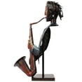 thumbnail image 4 of Empire Art Direct The Saxophonist Hand Painted Metal Sculpture, 4 of 9