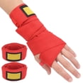 thumbnail image 4 of Boxe Sacs à Main, Absorbant la Sueur Élastiques Sacs à Main Confortables en Pur Coton Respirant pour Boxers pour Protéger les Poignets Rouge, 4 of 8