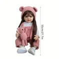 thumbnail image 2 of 55cm 22 Inch Reborn Dolls Realistic Full Silicone Baby Bebe Newborn Girl Doll Princess Toddler Toy Gift, 2 of 6