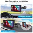 thumbnail image 4 of Road Top Universal Wireless Apple Carplay Car Stereo GPS Navigation, 8 Inch Touch Car Play Screen Audio Car Radio Receiver with Android Auto, Bluetooth, Siri, Multimedia Player, 4 of 12