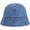 Blue, variant on CoCopeaunts Denim Bucket Hat Women Autumn Winter Foldable Solid Color Wadding Caps Keep Warm Sunscreen Basin Fisherman Hat
