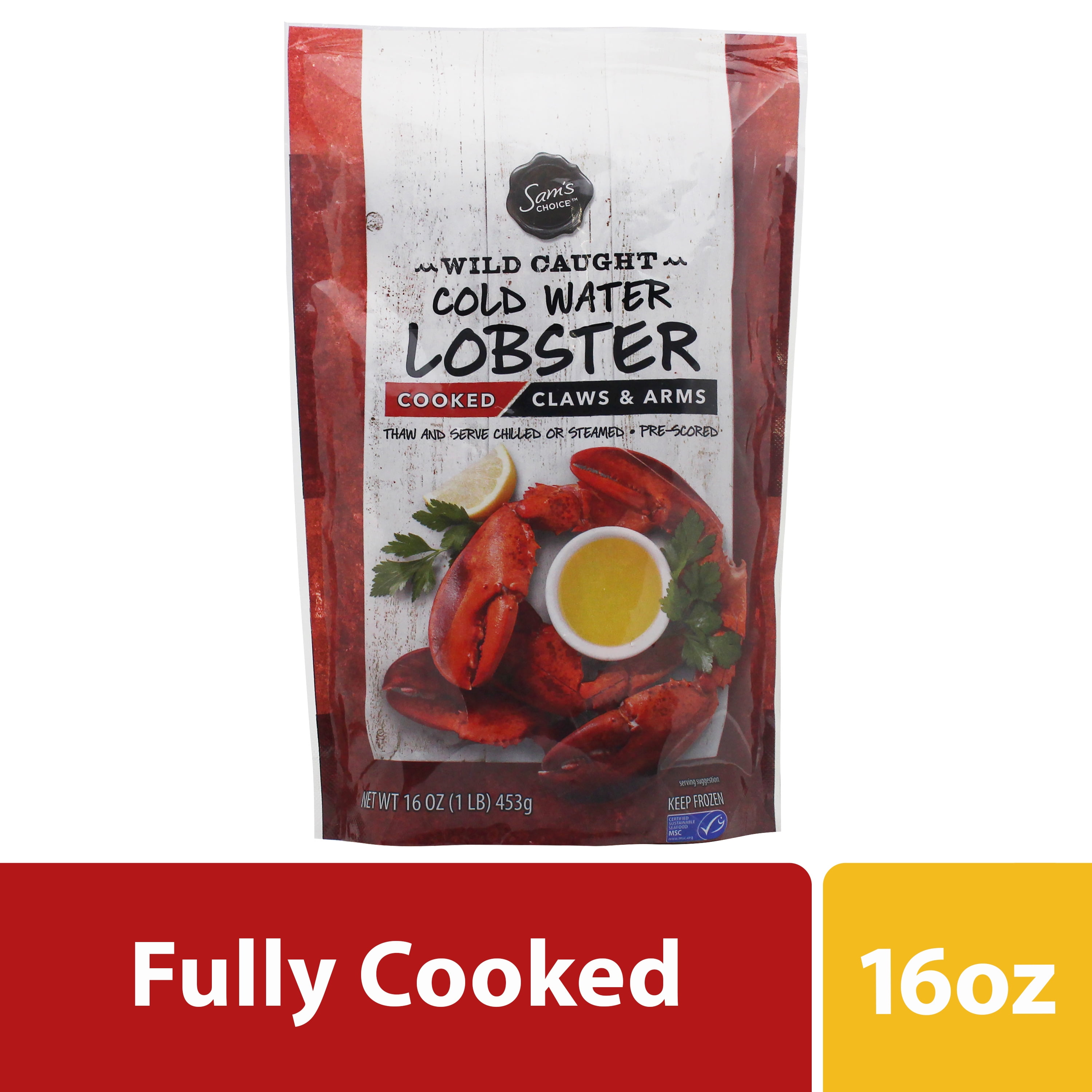 Sam’s Choice Cooked Wild Caught Lobster Claws, 1 lb