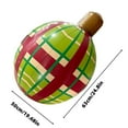 thumbnail image 3 of Christmas Inflatable Decoration, Large Inflatable Christmas Ball Ornament for Outdoor Yard, Lawn and Garden Holiday Décor,Hanging Props for Xmas Party, Courtyard, Shopping Mall and Event Decorations, 3 of 8