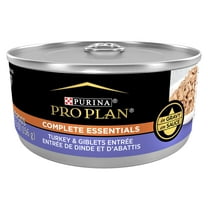 Purina Pro Plan Complete Essentials, Turkey Giblets, Wet Cat Food, 5.5 oz Cans, 24 Pack