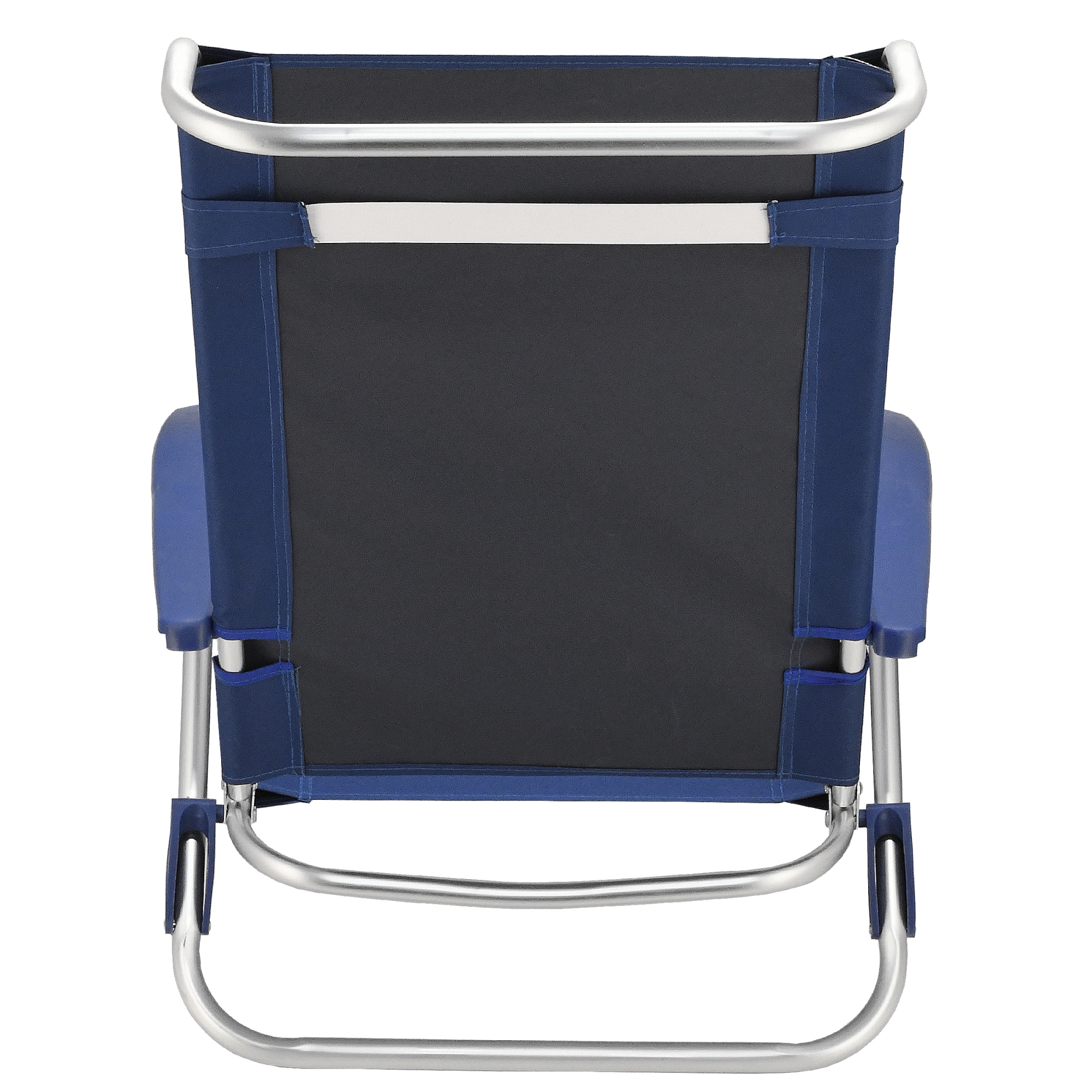 23" x 18.5" Cobalt Blue 5-Position Folding Beach Chair - image 2 of 3