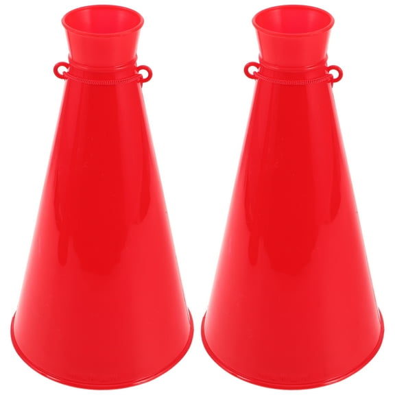 FOLOYORI Plastic Megaphone For Fans At Celebrations 2Pack