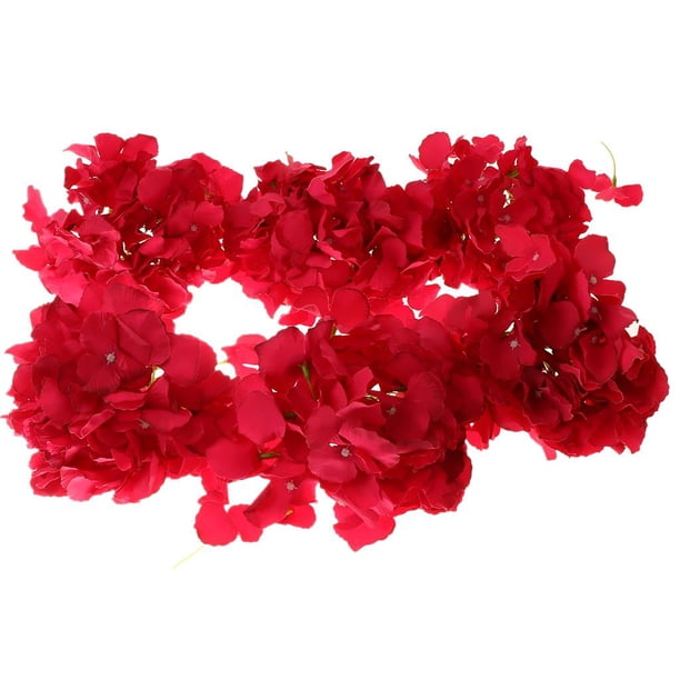 Cabezas de flores artificiales Colcomx 6 piezas decoración nupcial boda