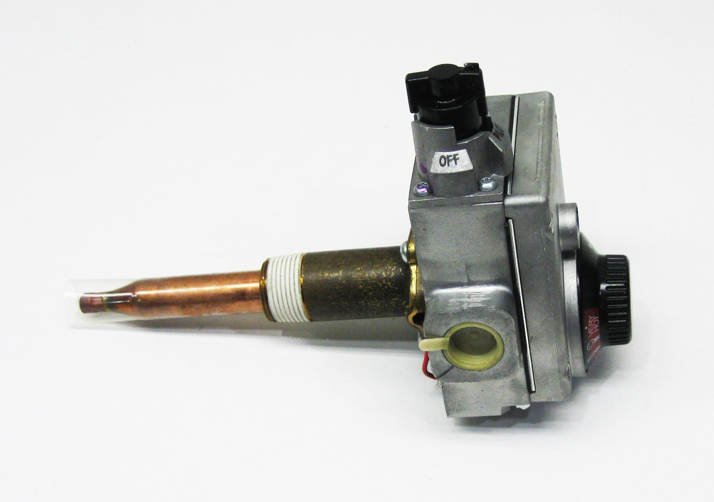 White-Rodgers 37C73U-172 Gas Water Heater Ctl, For Nat Gas Only, 1/2" N.P.T. Inlet, 1/2" Inv Flare Outlet