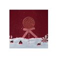 thumbnail image 3 of Shop our 14" Glitter Lollipop Bow Pick: Red & White, 3 of 5