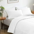 thumbnail image 3 of Light Weight & Breathable Thicker Design Comforter, 300 GSM All Season, 600-TC 100% Egyptian Cotton - OverSized King Plus Size ( 120" x 128" ) Inches, 1pc Comforter Only, (White), 3 of 6