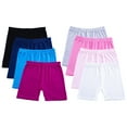 thumbnail image 3 of Valcatch 8 Pack Girls Shorts Girls Bike Shorts Toddler Biker Cartwheel Shorts for Girls Multi-Color Dance Under Dress Shorts, 3 of 6
