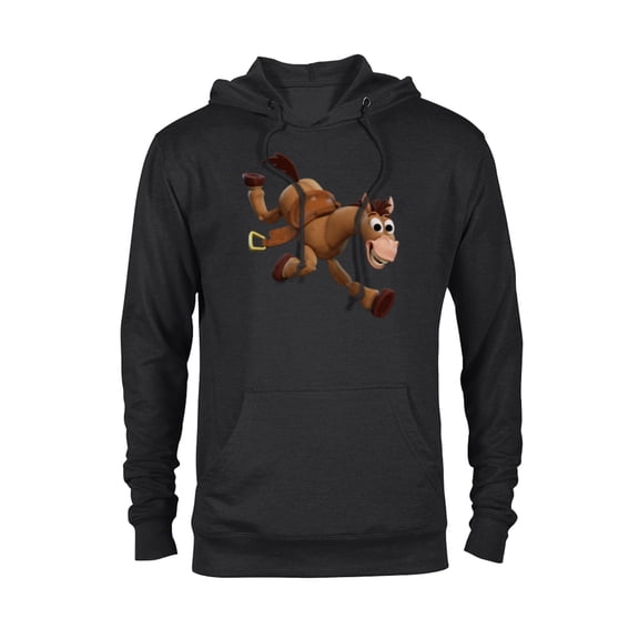 Disney Pixar Toy Story 4 Woody's Horse Bullseye T-Shirt - Pullover Hoodie for Adults - Customized-Black