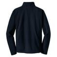 thumbnail image 6 of Yellow Rooster Men's Value Fleece 1/4-Zip Male Pullover True Navy XS, 6 of 6