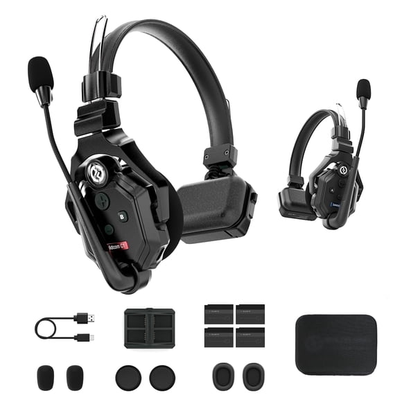 Sistema de intercomunicación de auriculares inalámbricos Hollyland Solidcom C1