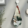 thumbnail image 2 of ZFLMY Rooster Green Leaves Red Kitchen Towels Save 100% Polyester Microfiber Hand Towel Modern Decorative Tea Towels for Kitchens Bathrooms Showers 29.5x13.8 Inches 29.5x13.8in, 2 of 6