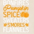 thumbnail image 2 of CafePress - Campfire Pumpkin Spice Sweater S'mores Flanelle - Unisex Canvas Tote Bag, Beige, 1-Piece, 2 of 6