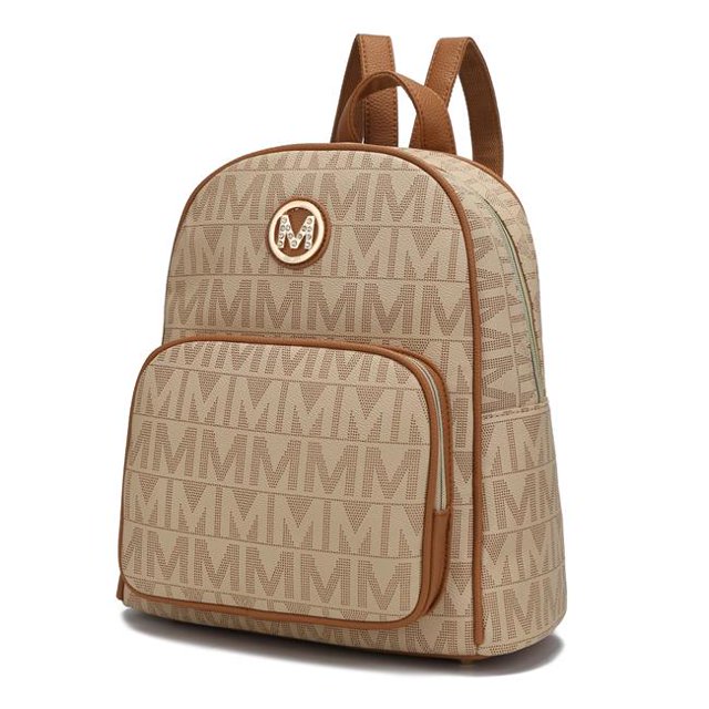 MKF Collection Fanny Signature Backpack by Mia K. - Beige