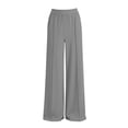 thumbnail image 6 of Besolor Womens Wide Leg Pants Elastic High Waisted Casual Loose Loungewear Workout Athletic Gym Yoga Trousers, 6 of 6
