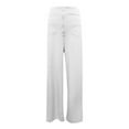 thumbnail image 5 of Flowy Pants Work Clothes for Women under 30 plus Size Pant plus Size Workout Pant Leggings Pants for Women Winter Outdoor Running Gear Women's Work High Elastic Waisted Trousers Straight Wid White XXL, 5 of 5