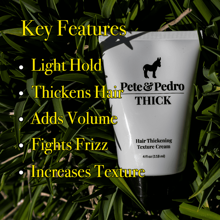 Pete & Pedro THICK - Light-Holding, Thickening Styling Hair Cream