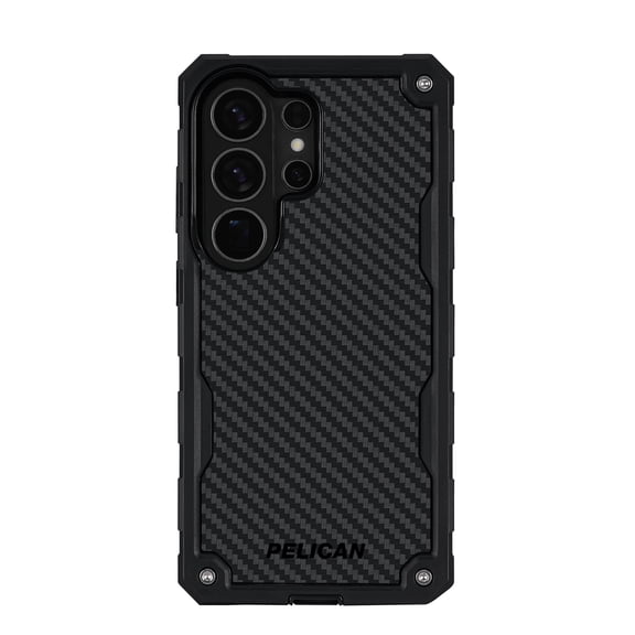 Pelican Shield Samsung Galaxy S26 Ultra Magnetic Phone Case with Holster - Carbon Fiber
