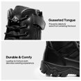 thumbnail image 5 of NORTIV 8 Men's Tactical Military Work Boots Side Zipper Outdoor Motorcycle Combat Boots 8 Inches 2.0, 5 of 7