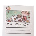 thumbnail image 1 of Papel De Notas Notas de dibujos animados para niña, artesanías en papel, almohadillas de recordatorio de mensajes creativos (estilo D) Likrtyny Libre de BPA, 1 of 6