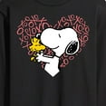 thumbnail image 3 of Peanuts - Snoopy Woodstock Xo Heart - Men's Long Sleeve T-Shirt, 3 of 6