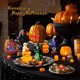 thumbnail image 4 of 24 Pack Orange Tea Light Candles, Battery Operated LED Tealights, Small Pumpkins Lights, Flameless Votives, Electric Fake Tea Candles Realistic for Ha, 4 of 5