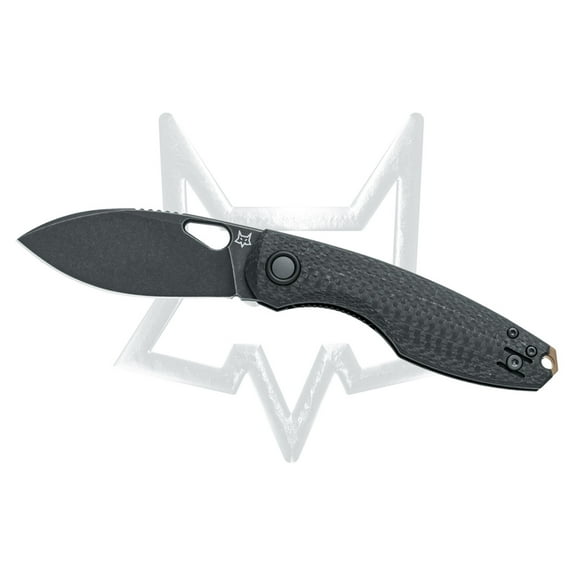 FOX KNIVES Chilin 530 CFDSW Liner Lock Carbon Fiber Bohler M398 Stainless Pocket Knife