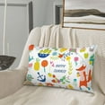 thumbnail image 5 of Sikiie Summer Animal Print Plush Pillow Cover, Wrinkle-proof and Stain-resistant Pillow Protector without Pillow Core, Home Decoration-20"x30", 5 of 6