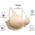 thumbnail image 5 of Playtex 18 Hour Seamless Smoothing Bra, Nude, 44B, 5 of 8