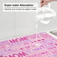 thumbnail image 6 of Bingfone Best Mom ever ,18" x 24"Dish Drying Mat for Kitchen Counter,Ultra Absorbent Microfiber, 6 of 9