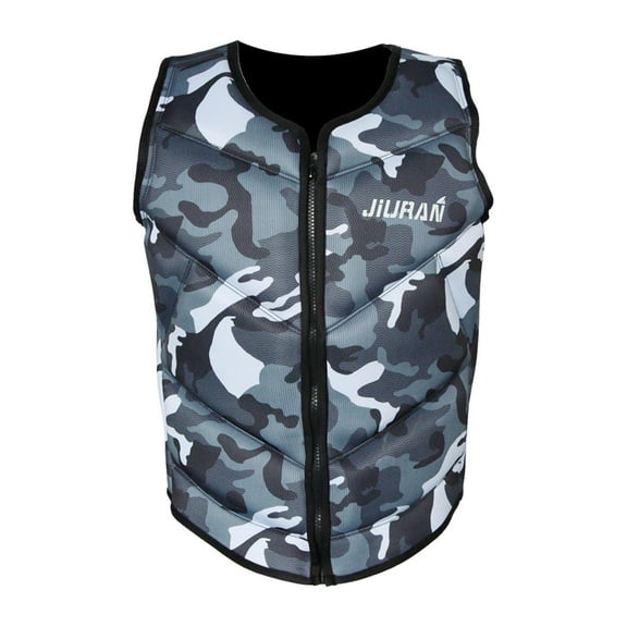Chaleco , entrenador de natación, chaleco , traje de baño flotante para playa de buceo de emergencia Gris XL Zulema Chaleco salvavidas