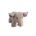 thumbnail image 1 of The Draft Stop Rhonda the Grey Corduroy Elephant Door Stopper with Sand Fill, 8"x9", 1 Count, 1 of 3