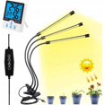 thumbnail image 1 of Luz para plantas, luz LED amarilla de espectro completo para cultivo de plantas, adaptador +5V 3A, 1 of 5