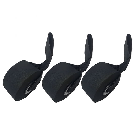 BESTSKY 2026 New Door Anchor 3Pcs Home Fitness Elastic Exercise Training Strap Resistance Band Door Anchor 9.84"X1.57"X1.57"