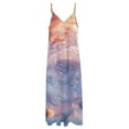 thumbnail image 4 of Water Splash Ripple Sleeveless Dress Woman Fashion Long Dresses Women's Summer Suit Dress Summer 2025 Women, 4 of 7