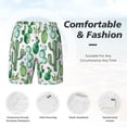 thumbnail image 5 of Balery Cactus Plants1 Mens Swim Trunks Swim Shorts for Men Quick Dry Inseam Beach Shorts with Compression Liner Pocket-Medium, 5 of 9