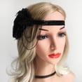 thumbnail image 2 of Diadema De Plumas Hecha A Mano - De Plumas De - Diadema Con Hugo Diadema Flapper para mujer, 2 of 10