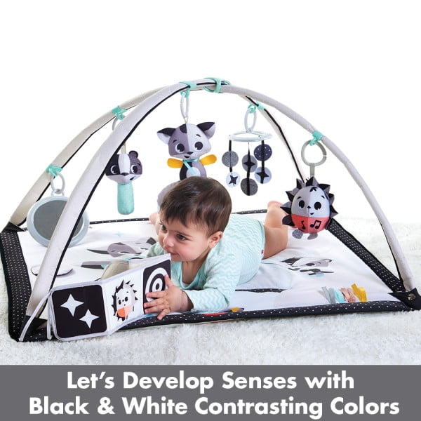 baby gym black and white