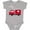 AC-Heather Grey, variant on Inktastic Easter Red Firetruck with Pink Hearts Boys or Girls Baby Bodysuit